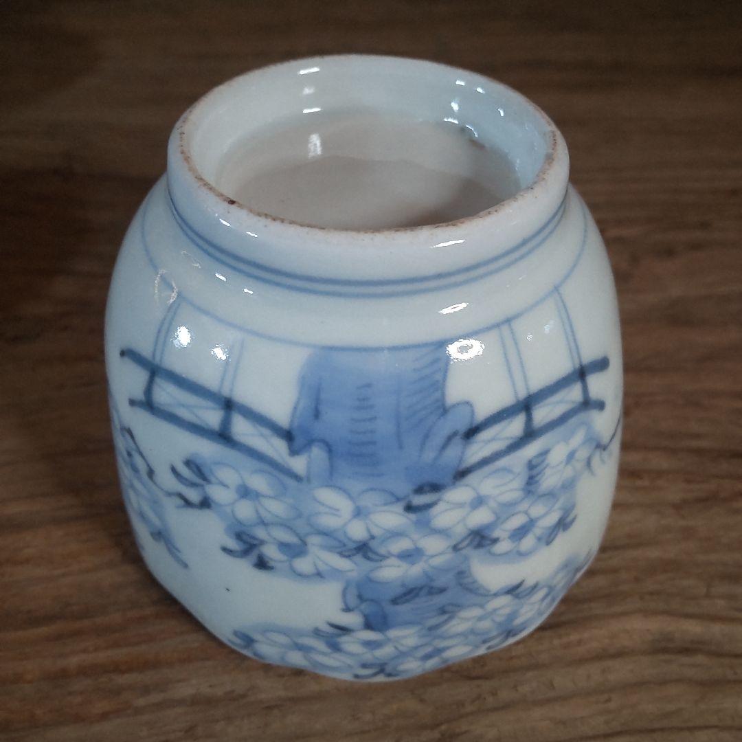 桜文様の、猪口向付け江戸時代四客セット