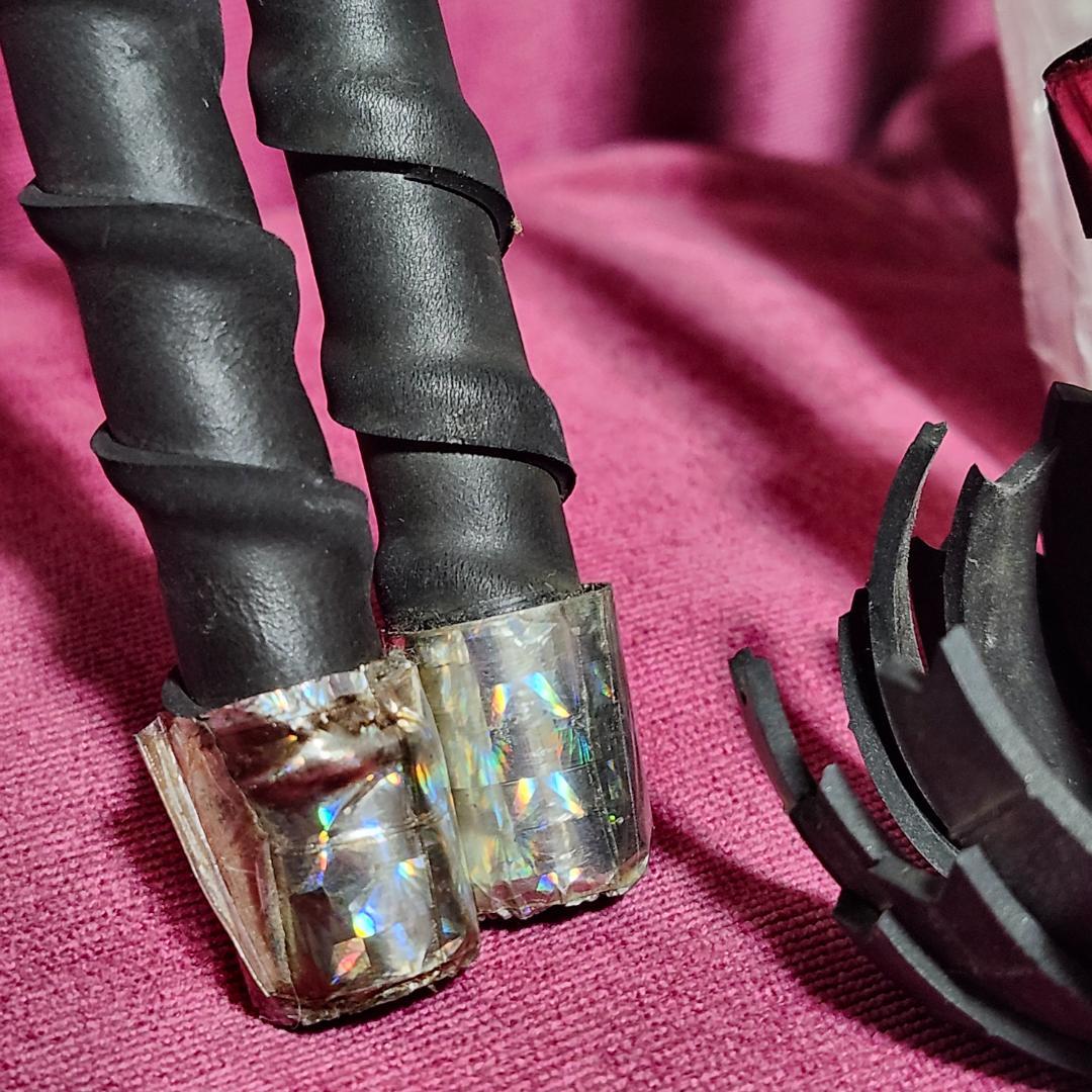 ファイアーデビルスティック3本とデビルスティック2本