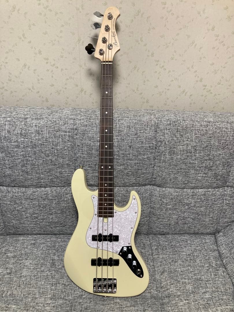 [美品] ミニエレキベース BACCHUS WJB-Mini OWH