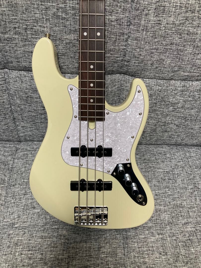 [美品] ミニエレキベース BACCHUS WJB-Mini OWH