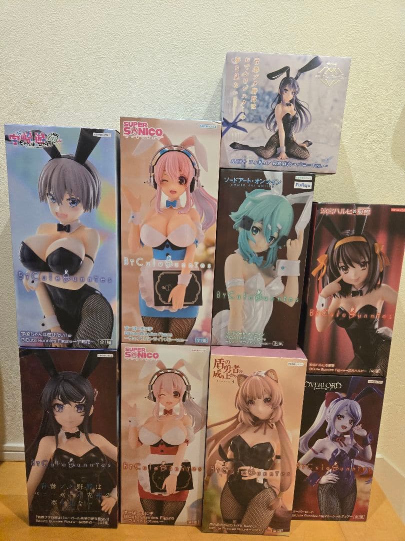 バニーガール フィギュア 9体セット