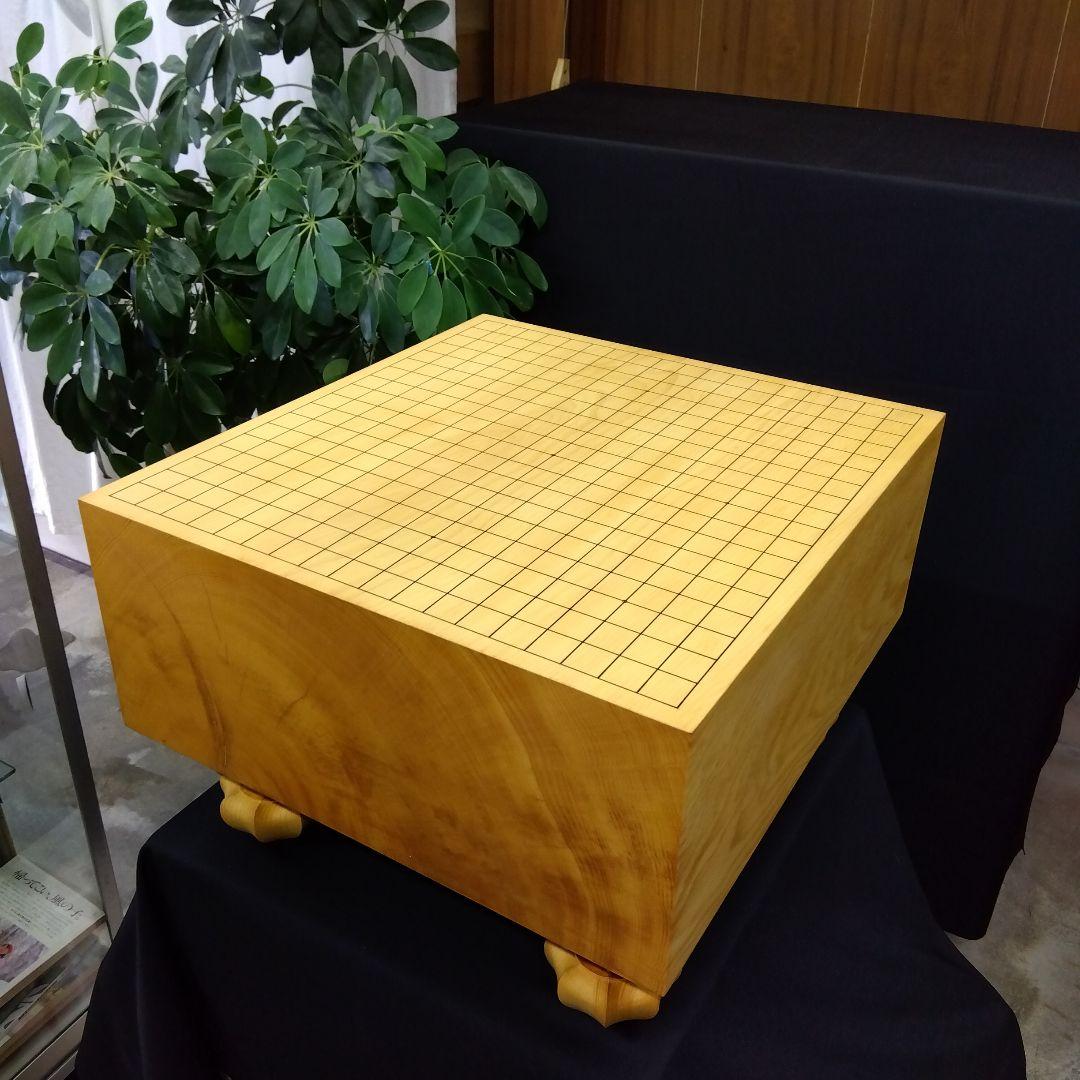 【国産　本榧　6寸碁盤　木表】