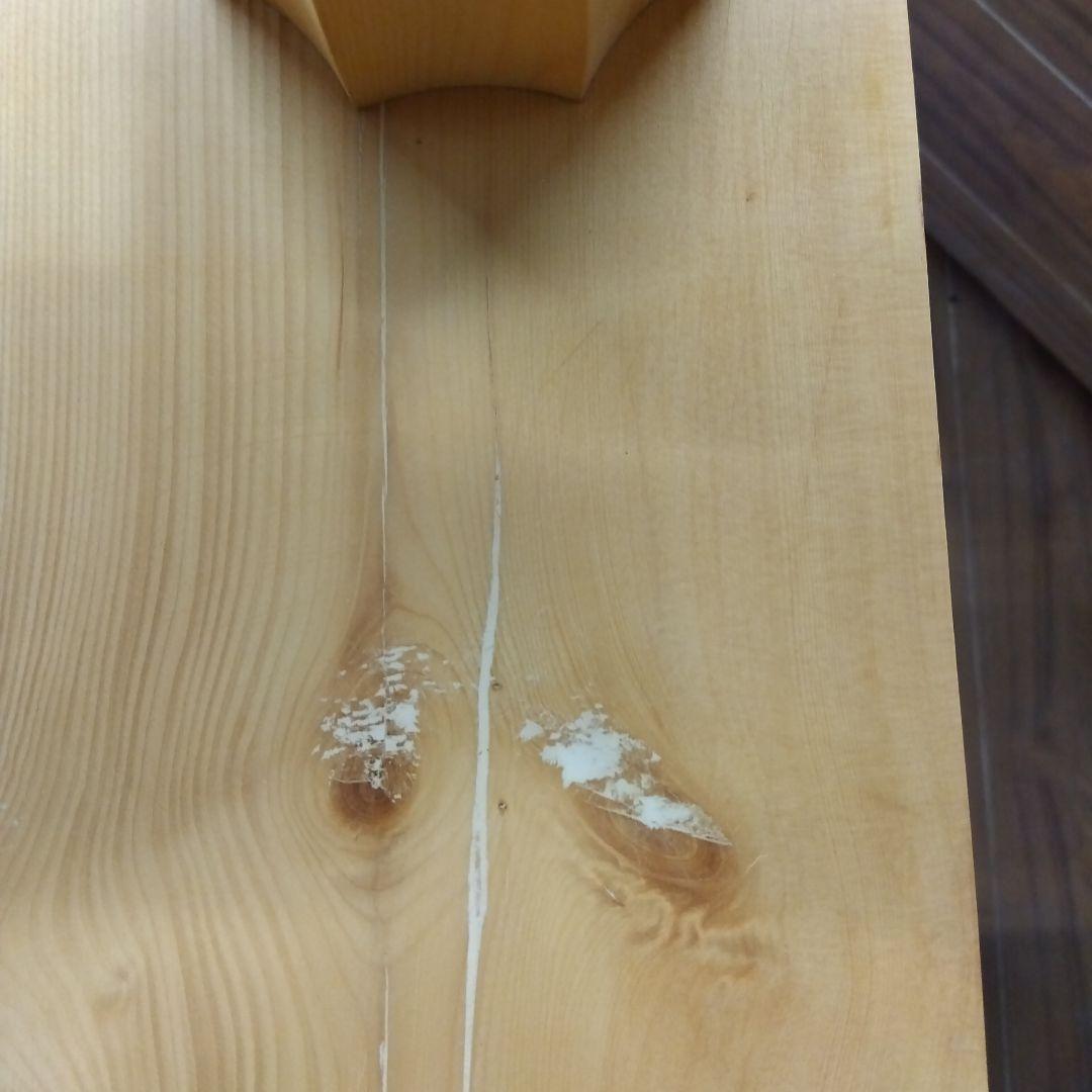 【国産　本榧　6寸碁盤　木表】