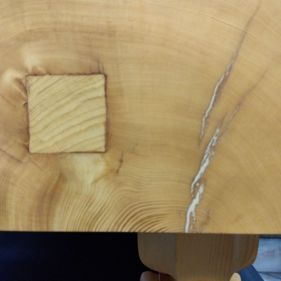 【国産　本榧　6寸碁盤　木表】