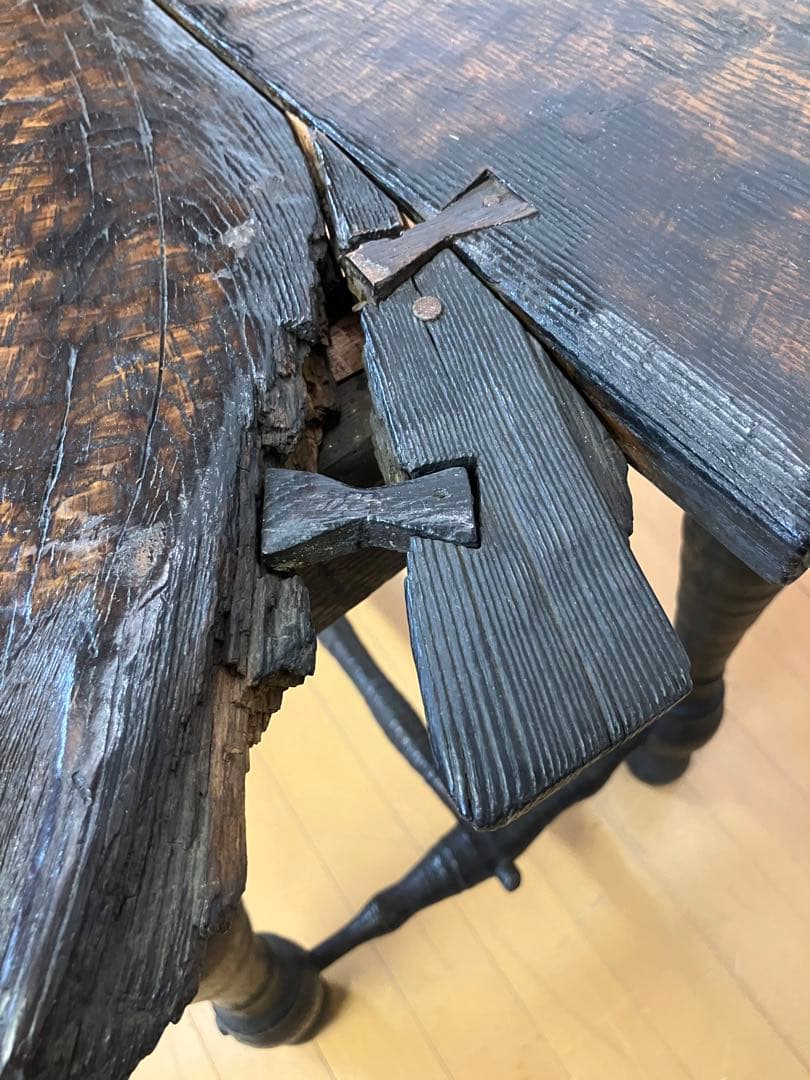 アンティーク/ヴィンテージ　テーブル　無垢材　古材　検】英国アンティーク