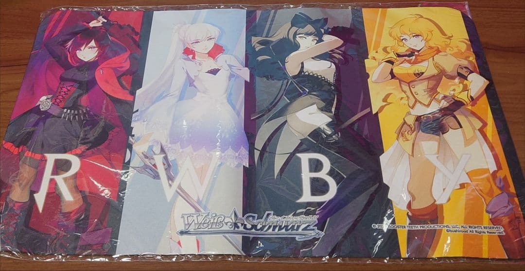 RWBY ヴァイスシュヴァルツ公式 ラバーマット