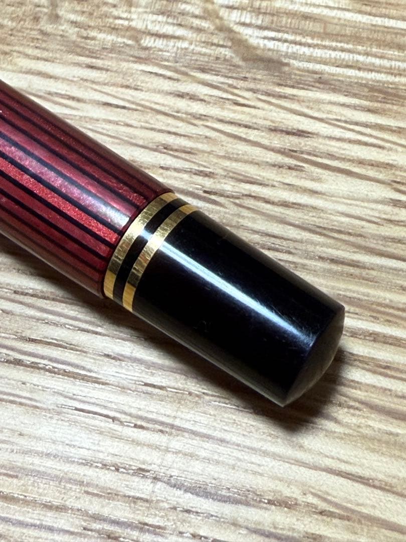 ペリカン　スーベレーン　赤縞　14C 585 万年筆　ヴィンテージ筆記具　ドイツ