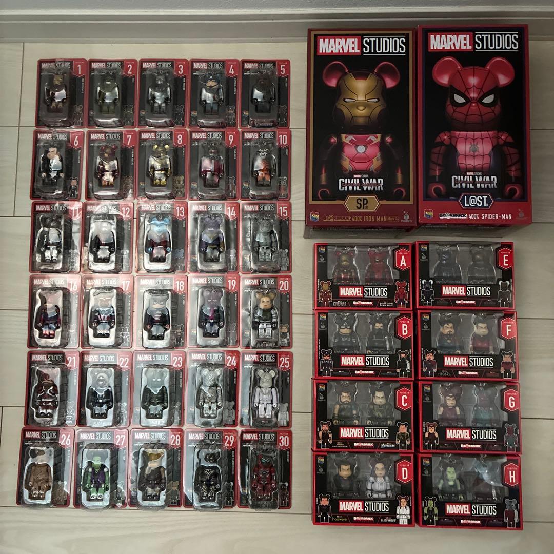 ベアブリック 新品　フルコンプリート　キャラクターシリーズ