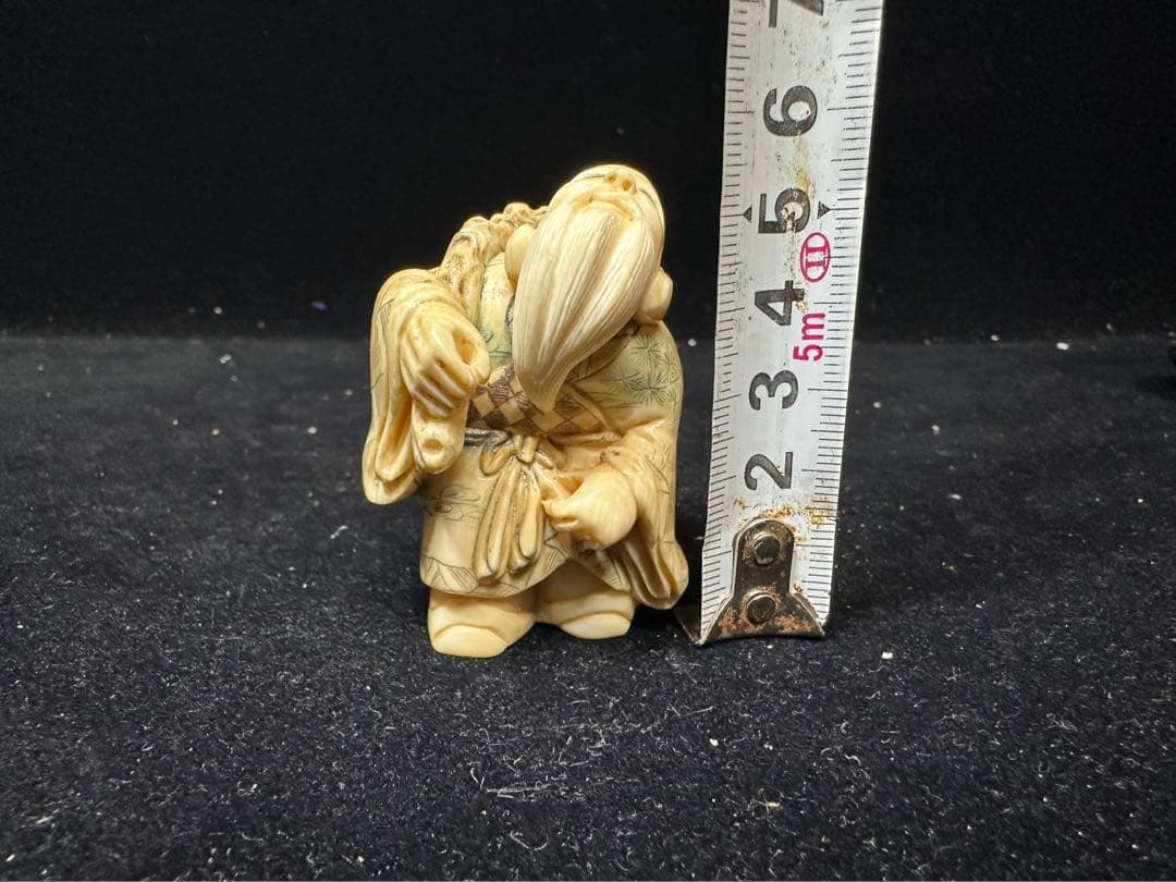 置物　アンティーク　天然素材　七福神　仏像　彫刻 古美術品　細密細工