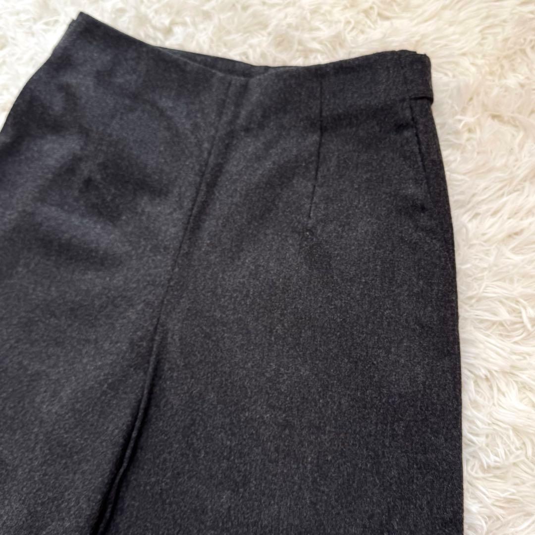 マーガレットハウエル フォックスブラザーズ ワイド ガウチョ パンツ ウール 1