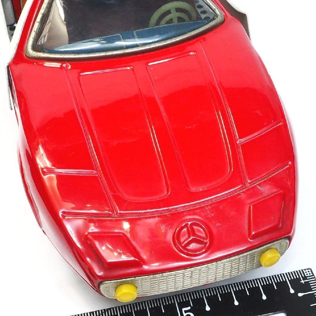 旧バンダイ【メルセデス ベンツC111リモコン欠】tinブリキtoy car箱無