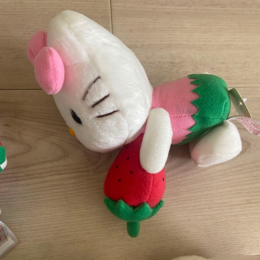 サンリオ　いちごキティ ぬいぐるみ　非売品　グッズ　平成レトロ　レア　まとめ売り