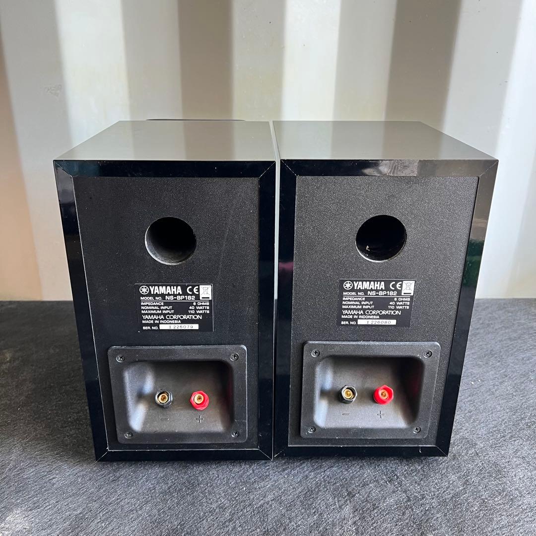 A76激安早い者勝ち ✨　YAMAHA スピーカー ブラック　ペア　オーディオ
