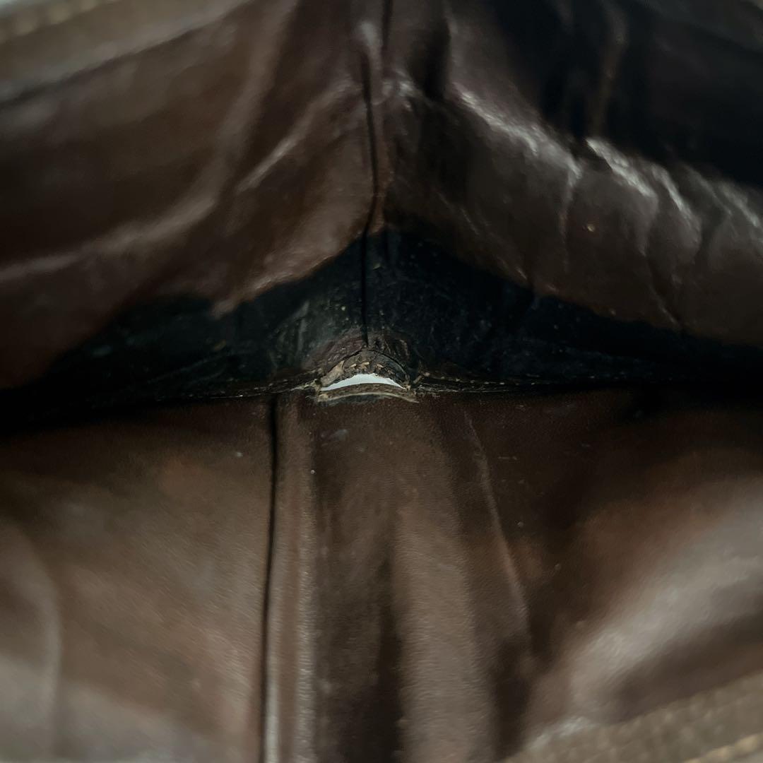 グッチ　二つ折り財布　お札入れ　シェリーライン　GGスプリーム　ベージュ　PVC