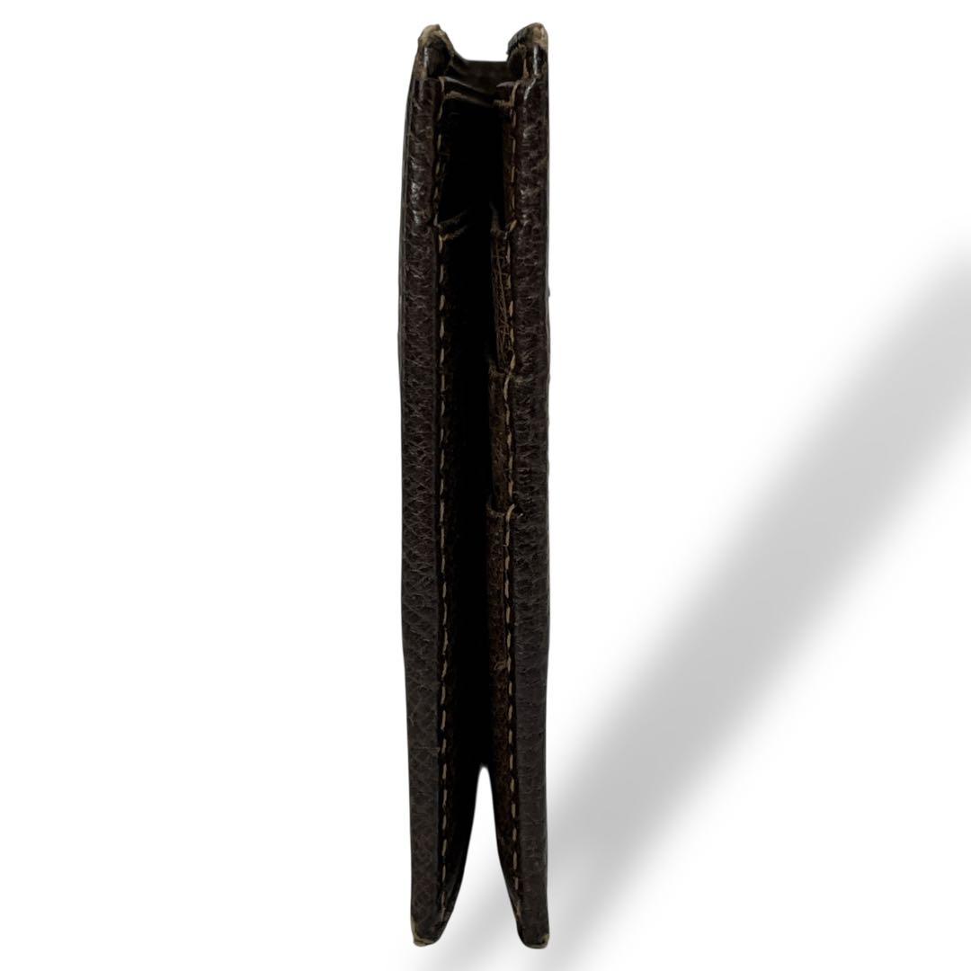 グッチ　二つ折り財布　お札入れ　シェリーライン　GGスプリーム　ベージュ　PVC