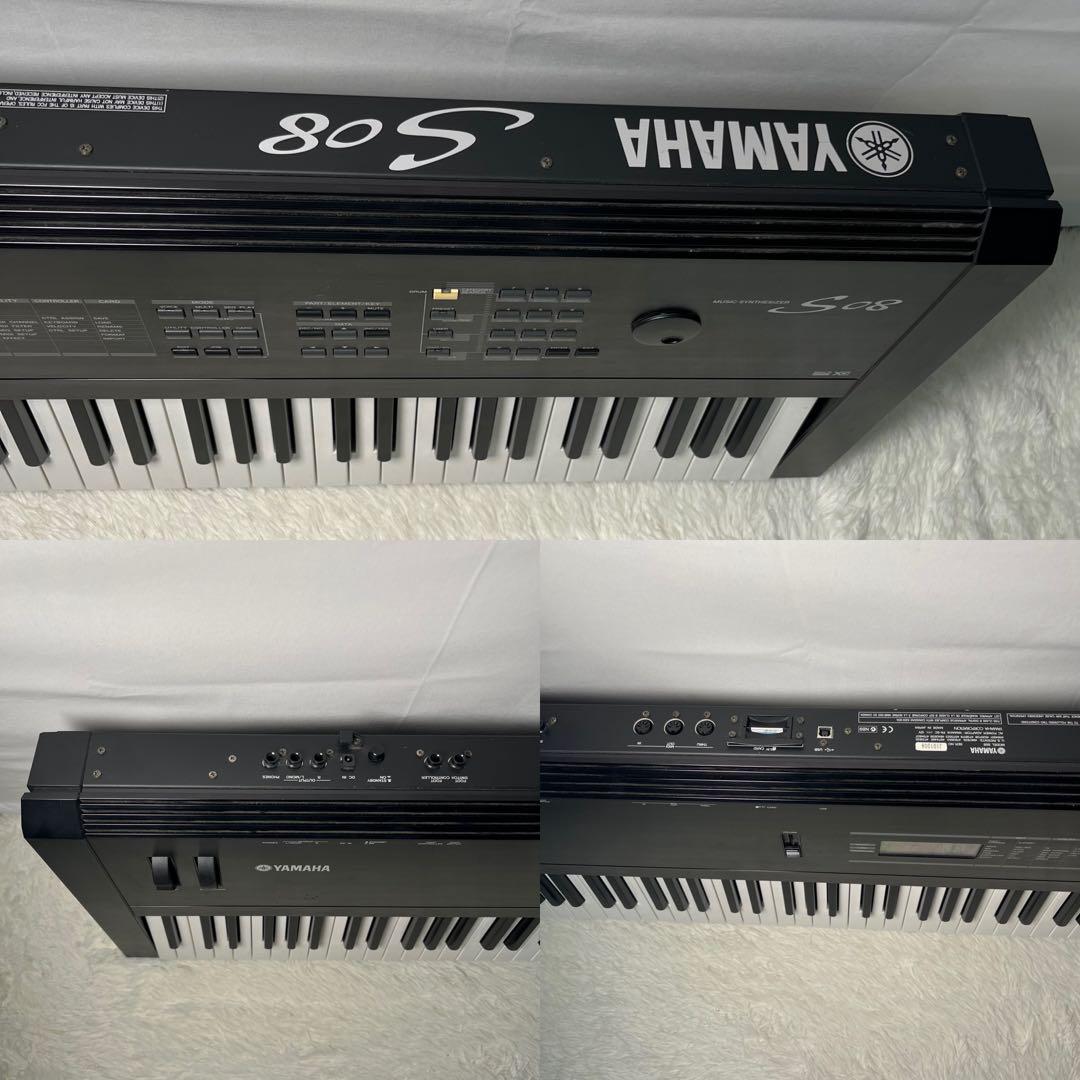 【美品】YAMAHA S08 シンセサイザー 純正ケース&電源付き