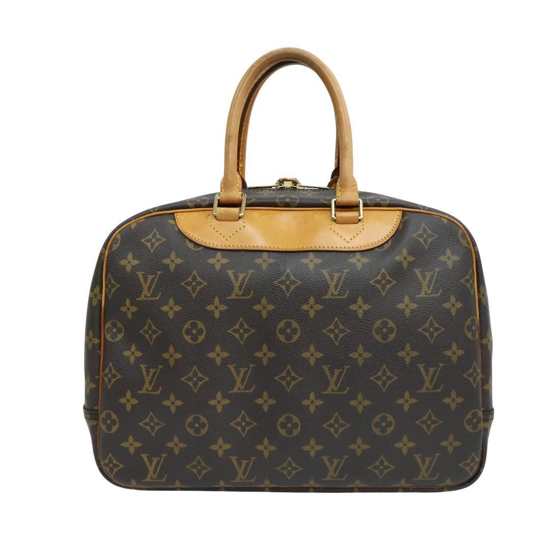 美品 ルイヴィトン ドーヴィル モノグラム ハンドバッグ M47270 鍵 タグ