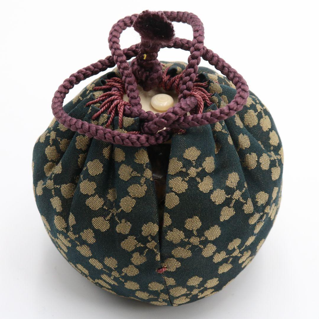 荒川豊蔵作 古瀬戸耳付茶入 表千家十三代即中斎書付 共箱共布　IK521　DC1