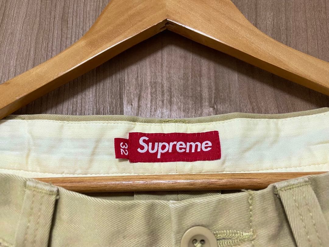 Supreme ベージュ チノパン 32