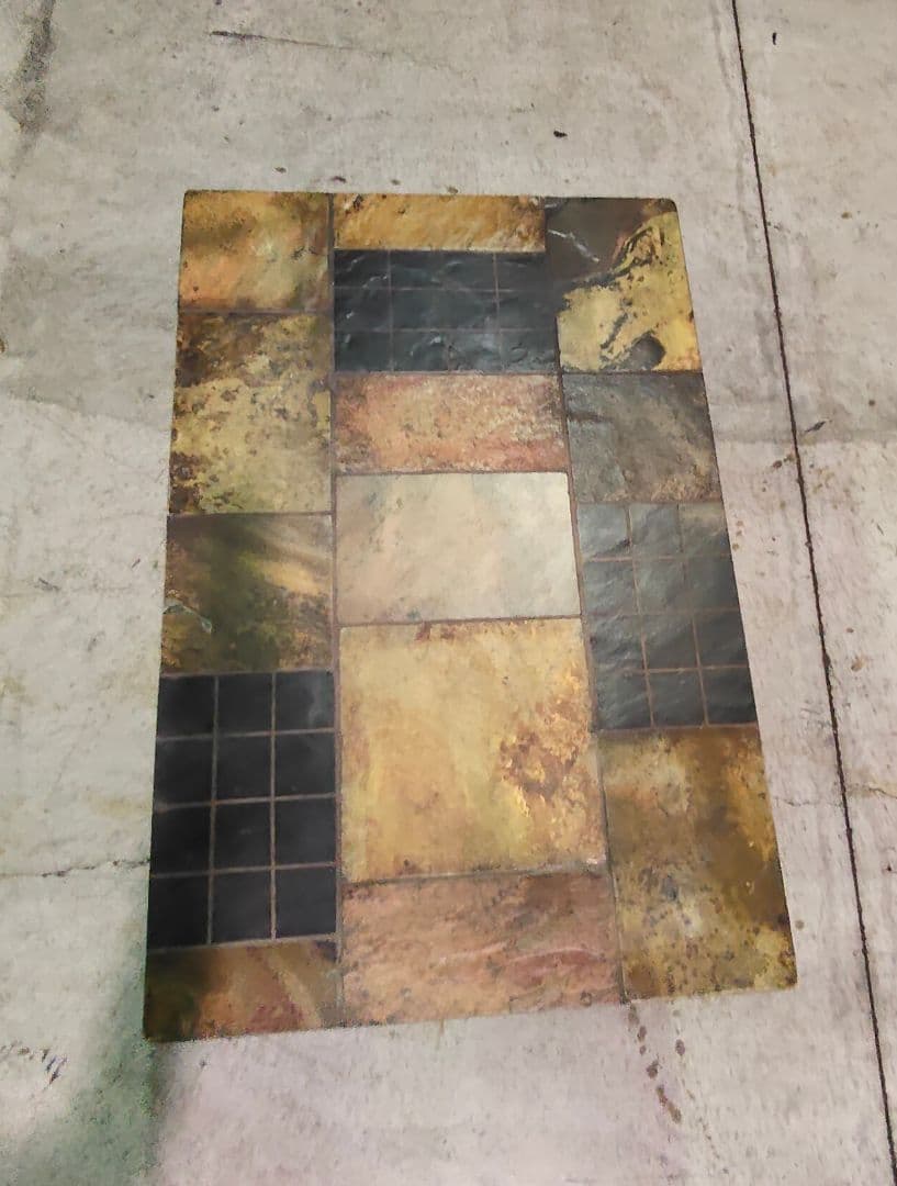 発送・引取可能！ ヴィンテージ タイル コーヒーテーブル センターテーブル