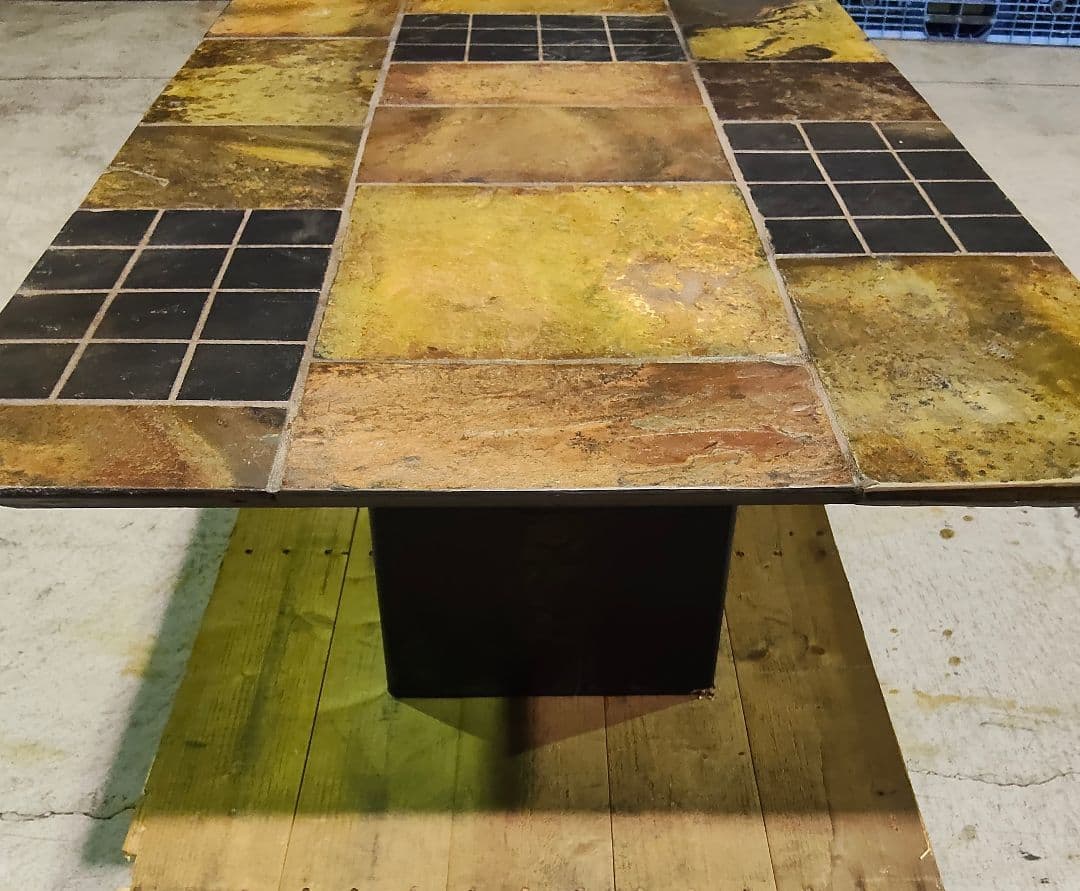発送・引取可能！ ヴィンテージ タイル コーヒーテーブル センターテーブル