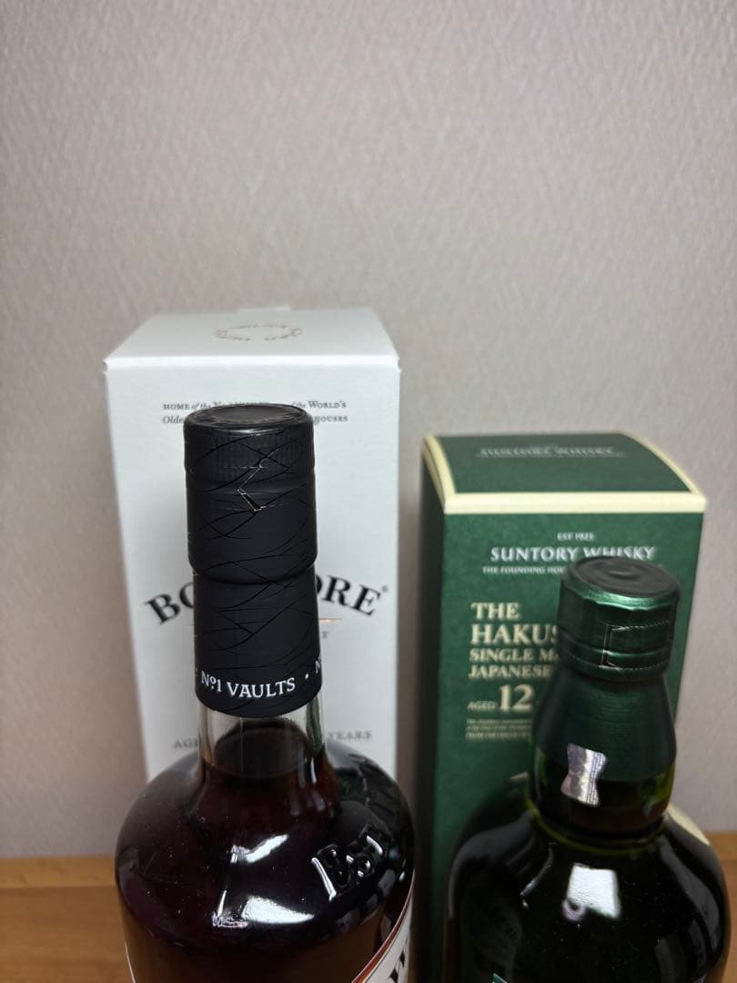 ボウモア 15年 &シングルモルトウイスキー白州 12年 セット