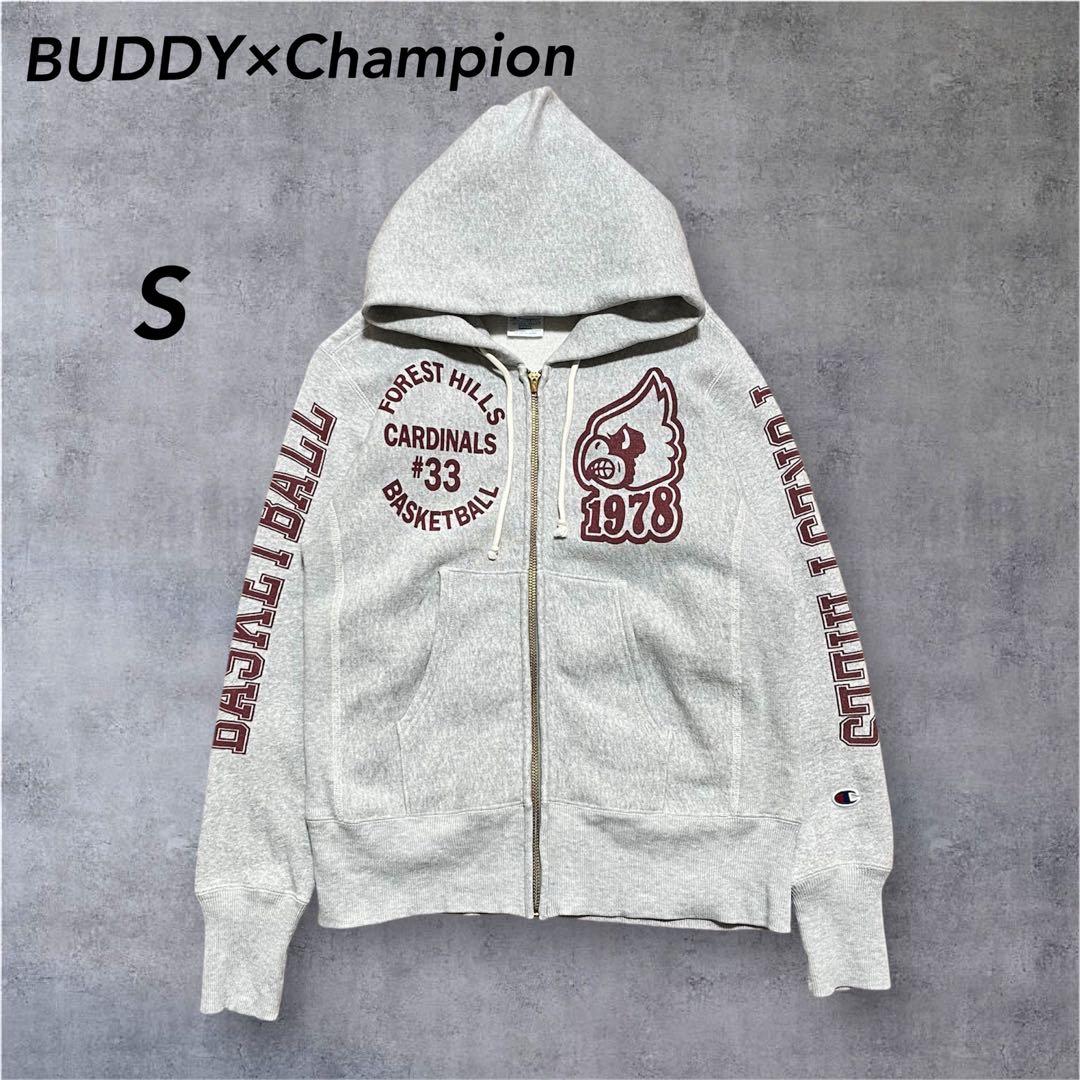 BUDDY別注Championリバースウィーブフルジップパーカー