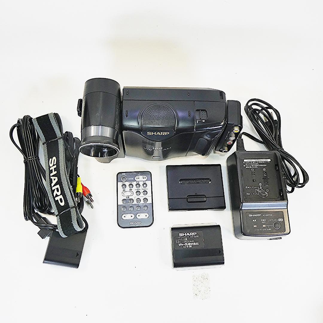 動作良好 Video.Hi8シャープVL-HL15 8ミリビデオカメラDVD化に