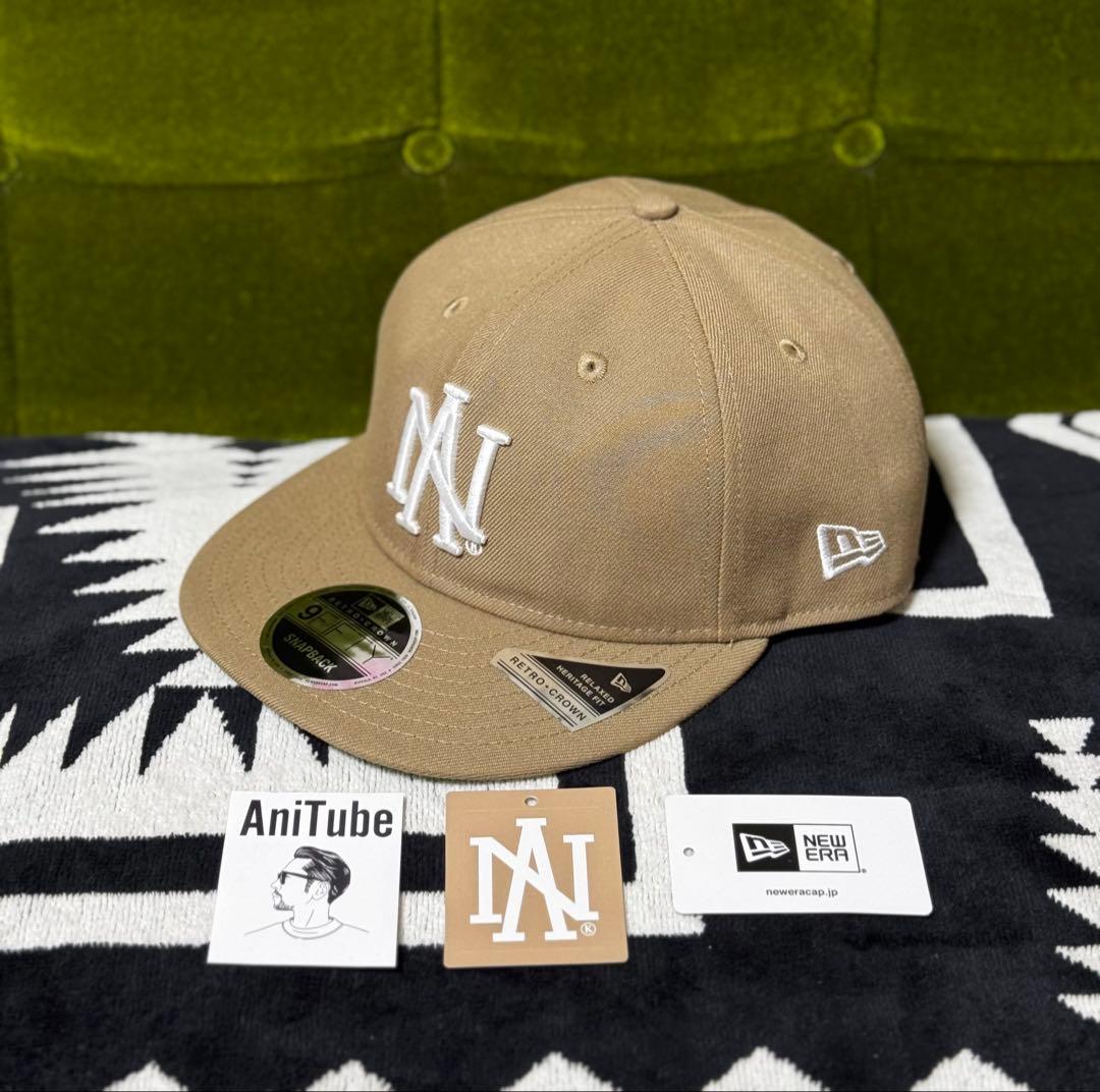 NEW ERA ANK 別注 アニューエラ キャップ ベージュ アニキ 片野英児