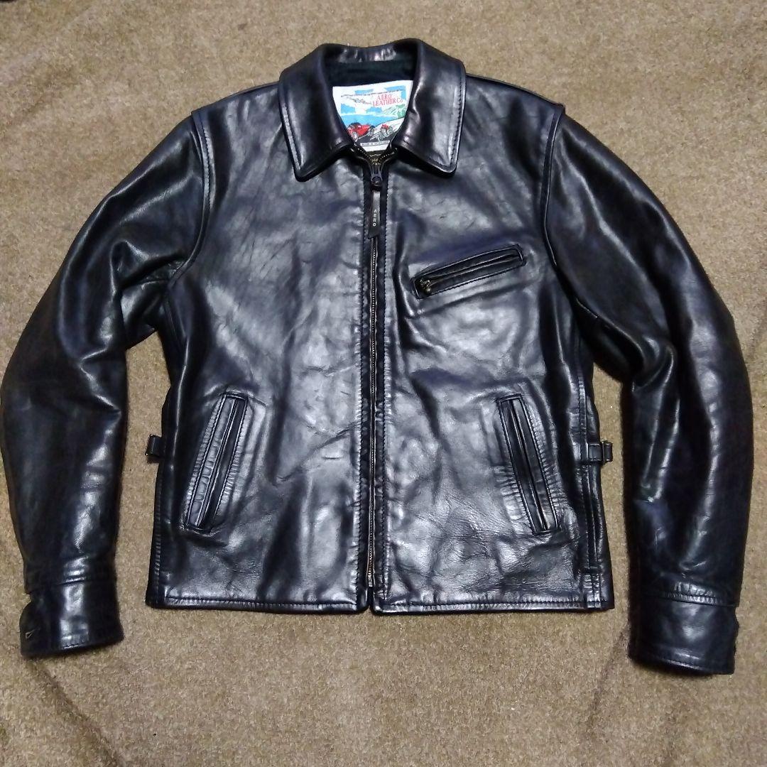 34inch STF エアロレザー ハーフベルト 馬革 Halfbelt 茶芯