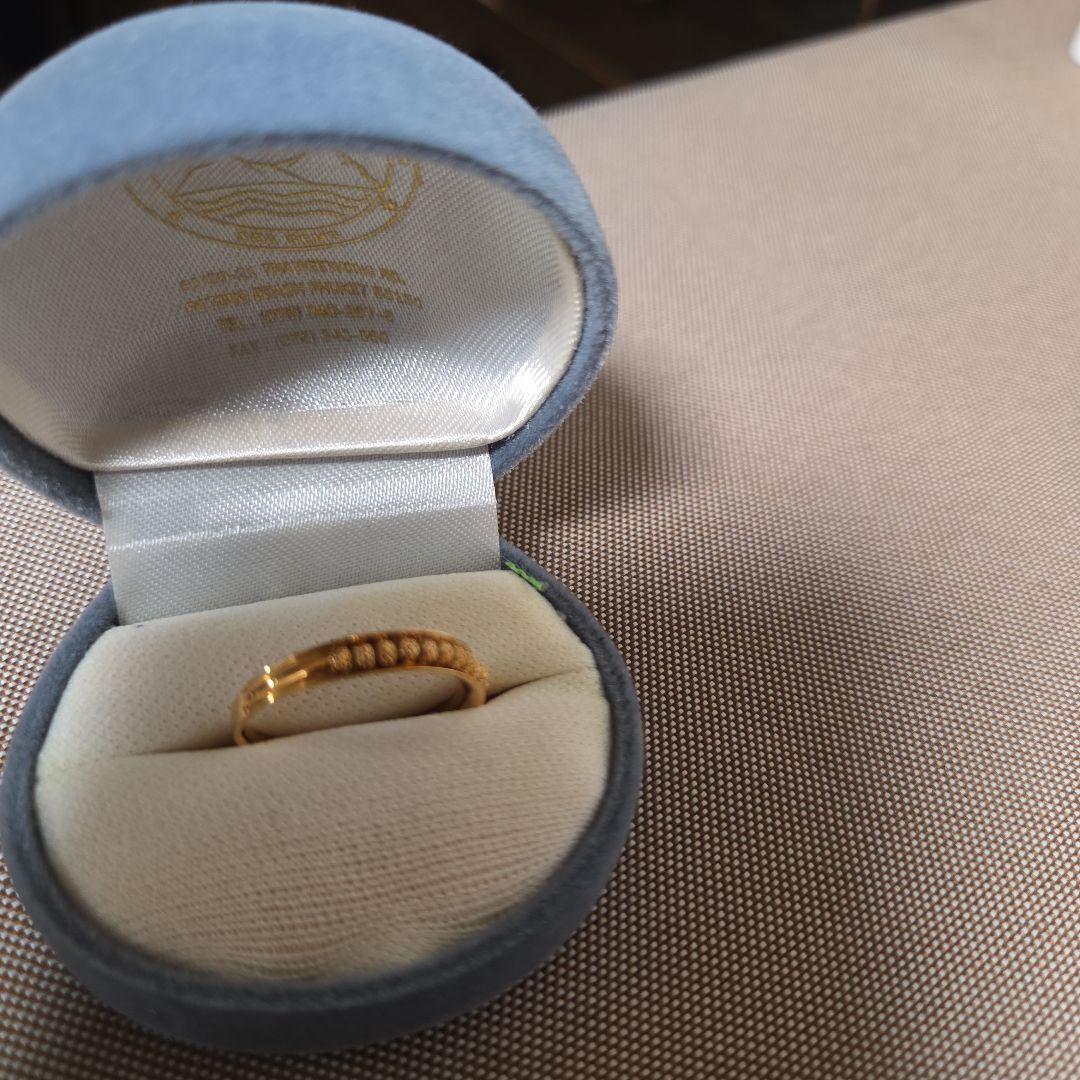 18K 総量3g デザイン リング