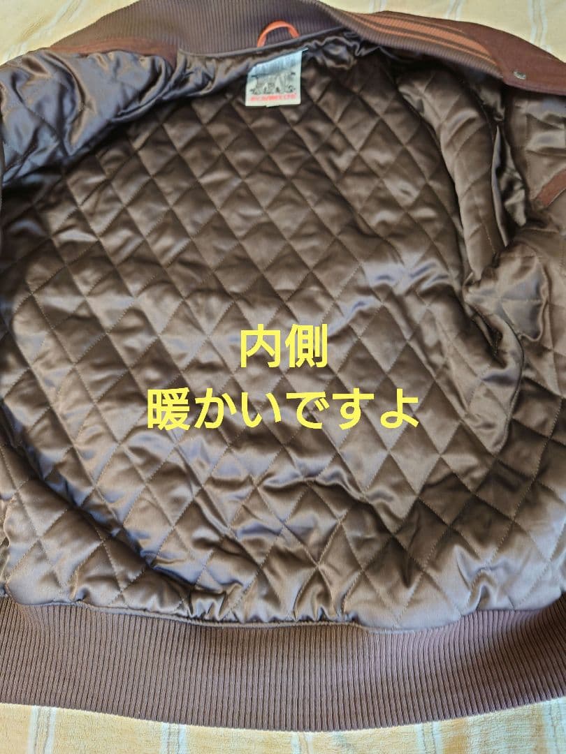 新品未使用 AVIREXシグネティバーシティジャケット　スタジャン２ＸＬブラウン