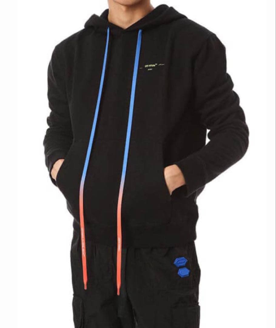 ブリングバン オフホワイトOFF-WHITEクロスアローパーカー