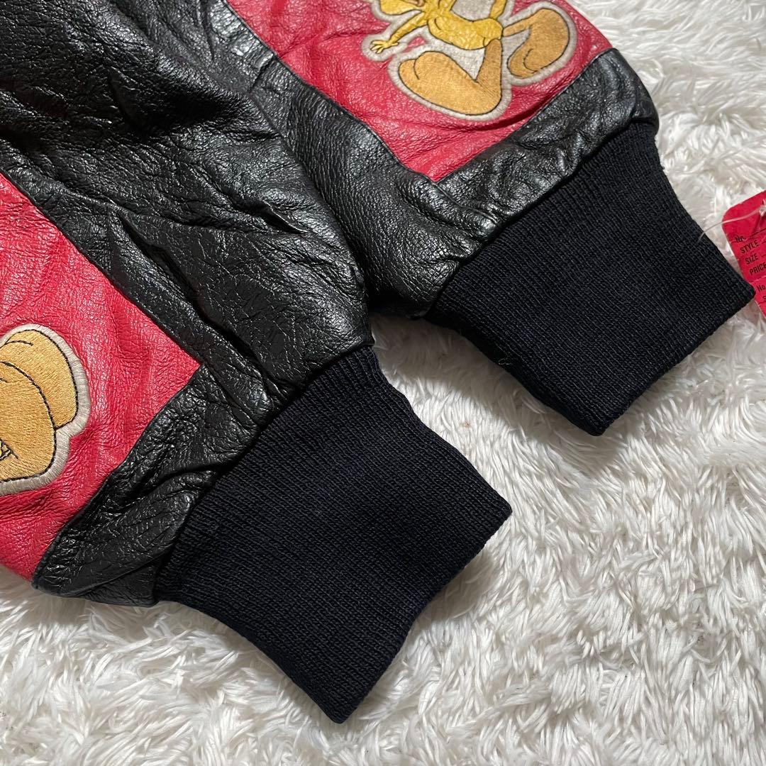 未使用 1990's Looney Tunes Jacket レザージャケット