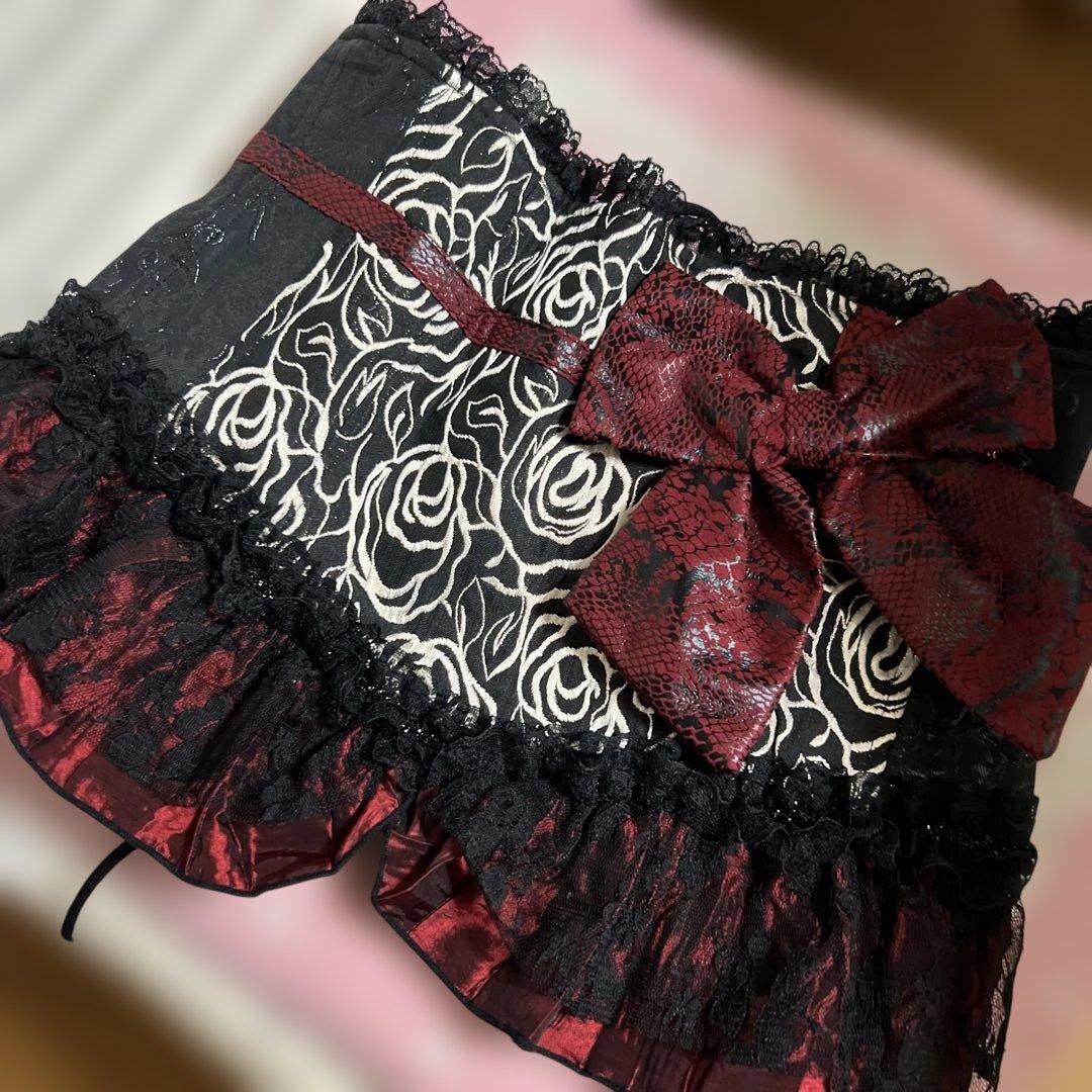 新品キューティーフラッシュ　コルセット付きスカートセット