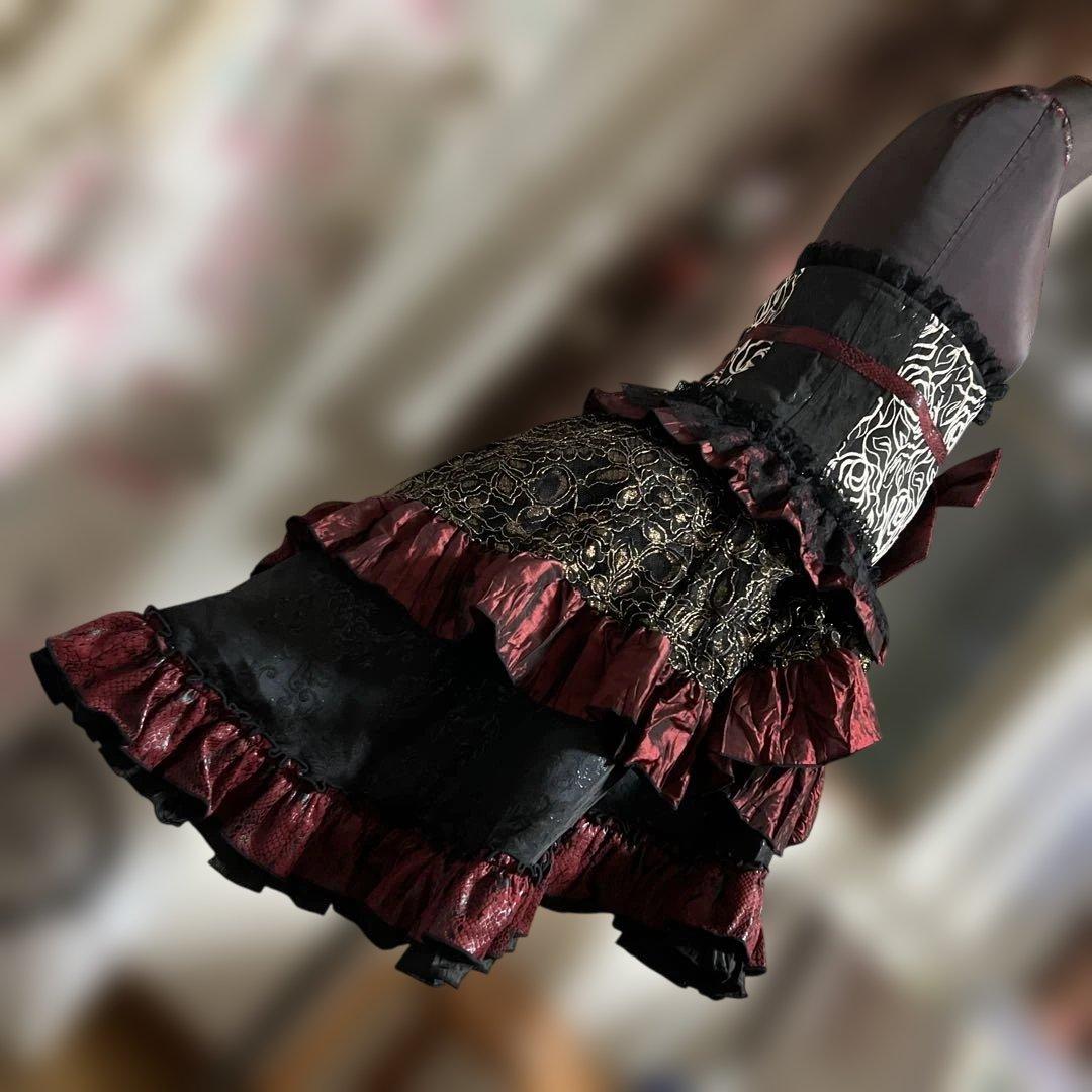 新品キューティーフラッシュ　コルセット付きスカートセット