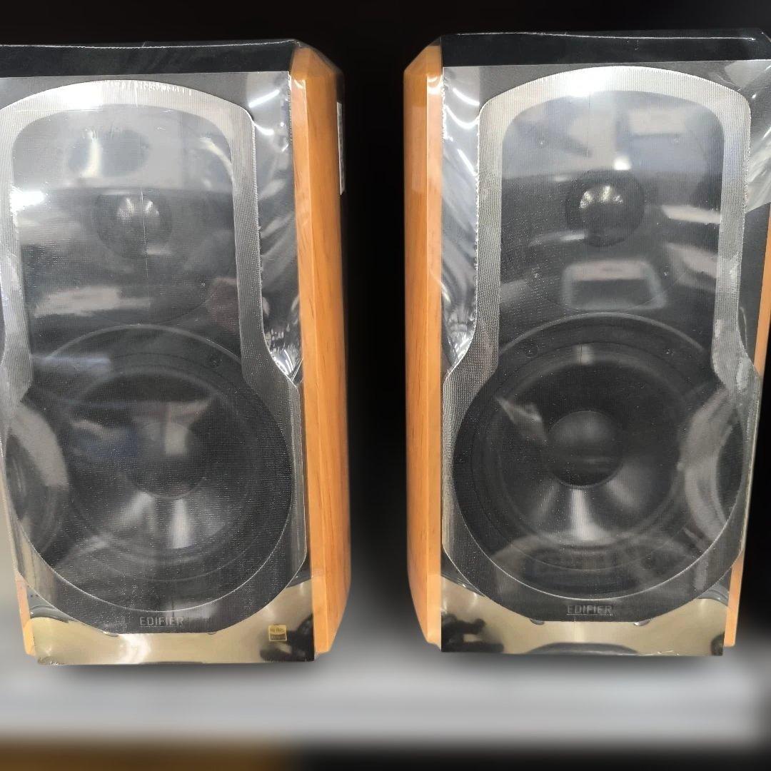 美品 EDIFIER ED-S1000MK2 スピーカー ウッド調