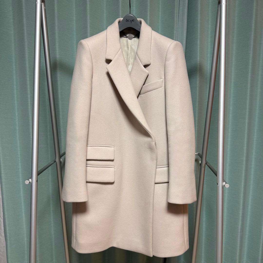 ステラマッカートニーチェスターコート 40オフホワイト