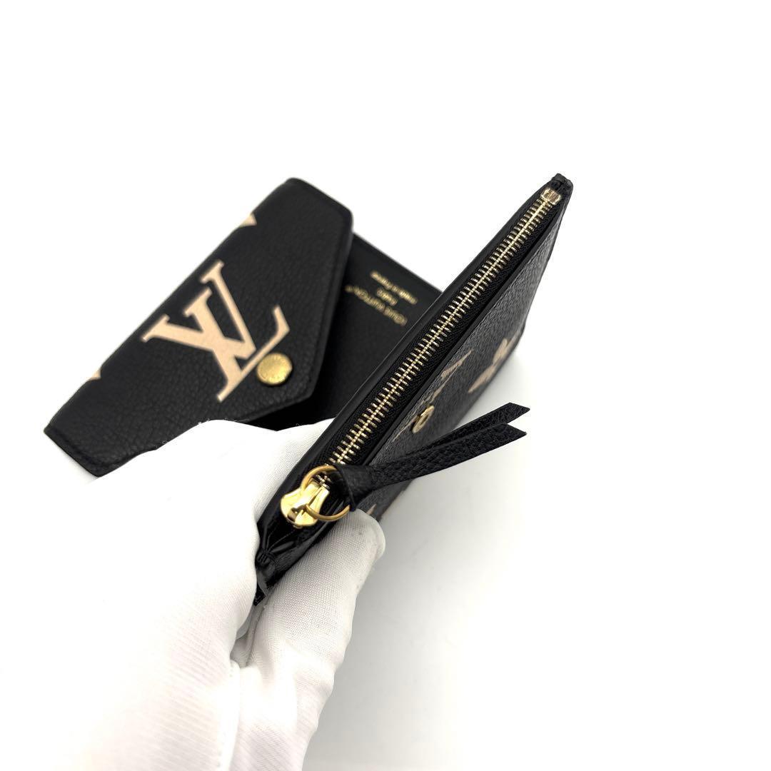 現行◆未使用級◆ルイヴィトン ポルトフォイユ ヴィクトリーヌ バイカラー 黒