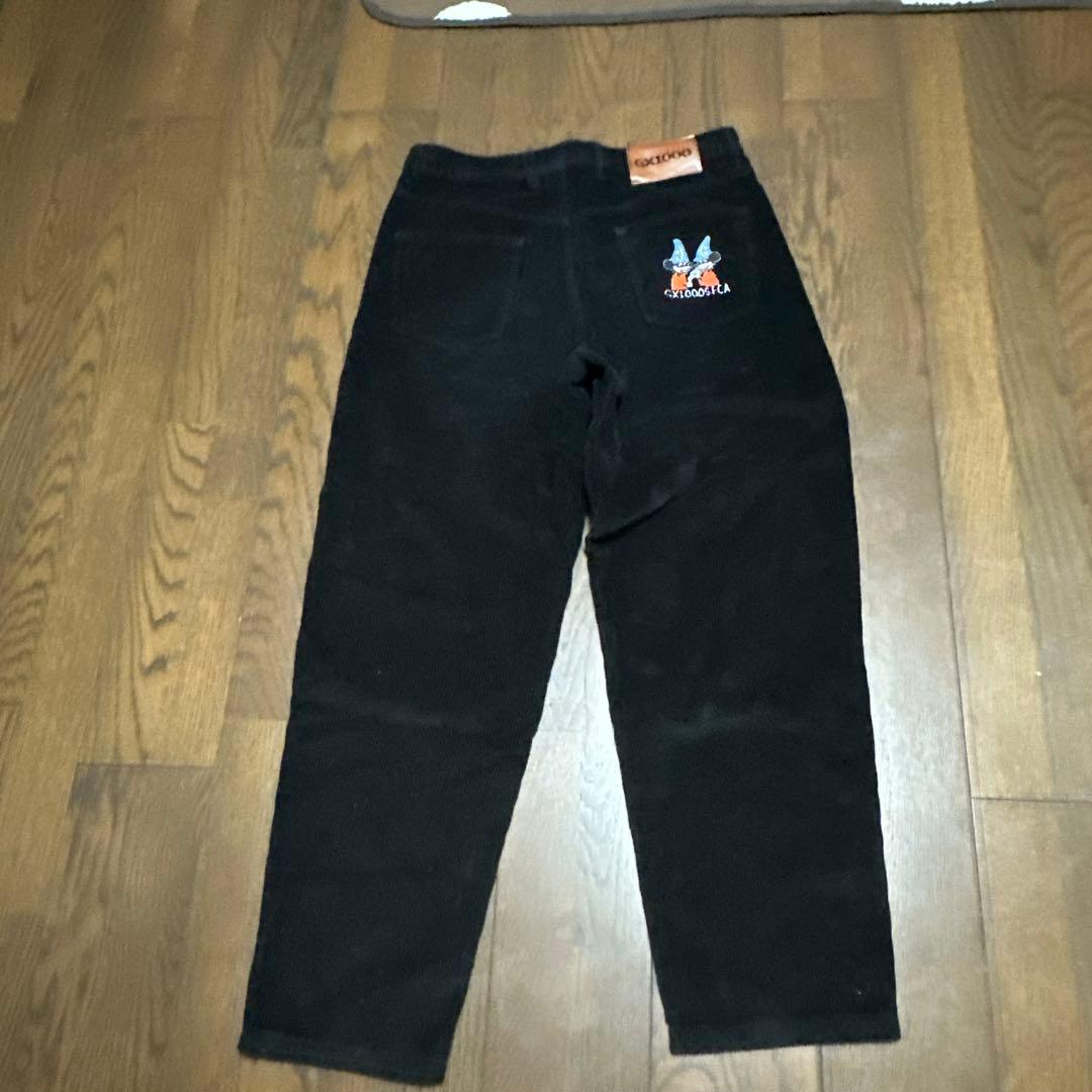 激レア‼️GX1000 コーデュロイパンツ ブラックデニム