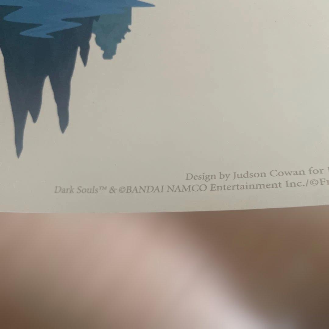 DARK SOULSシリーズ ロードラン イラストMAP ポスター