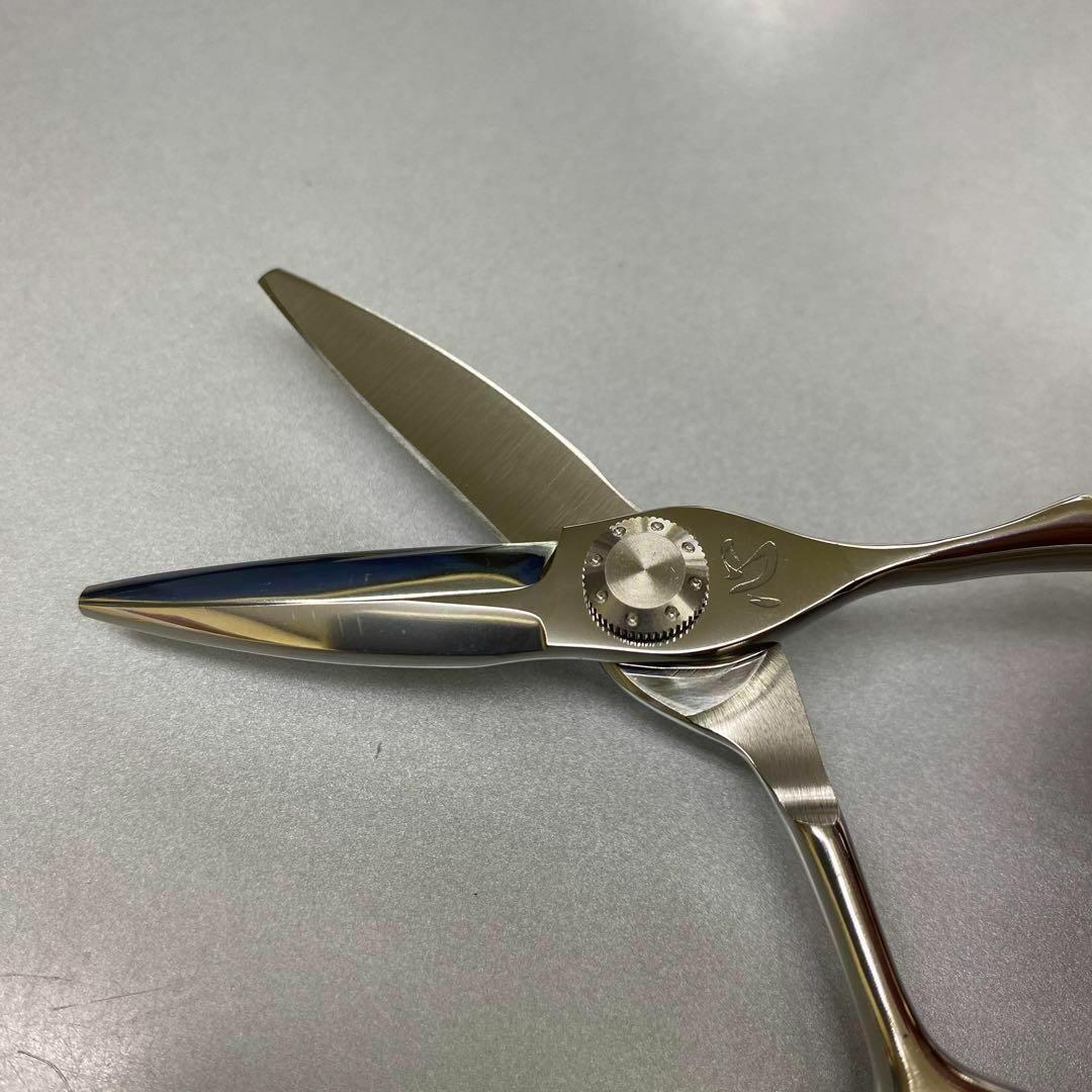 4,5インチシザー スライド ストローク ブラント 新品！美品　理美容シザー