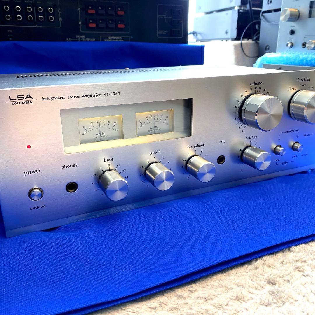COLUMBIA LSA プリメインアンプ SA-3350 DENON 動作品