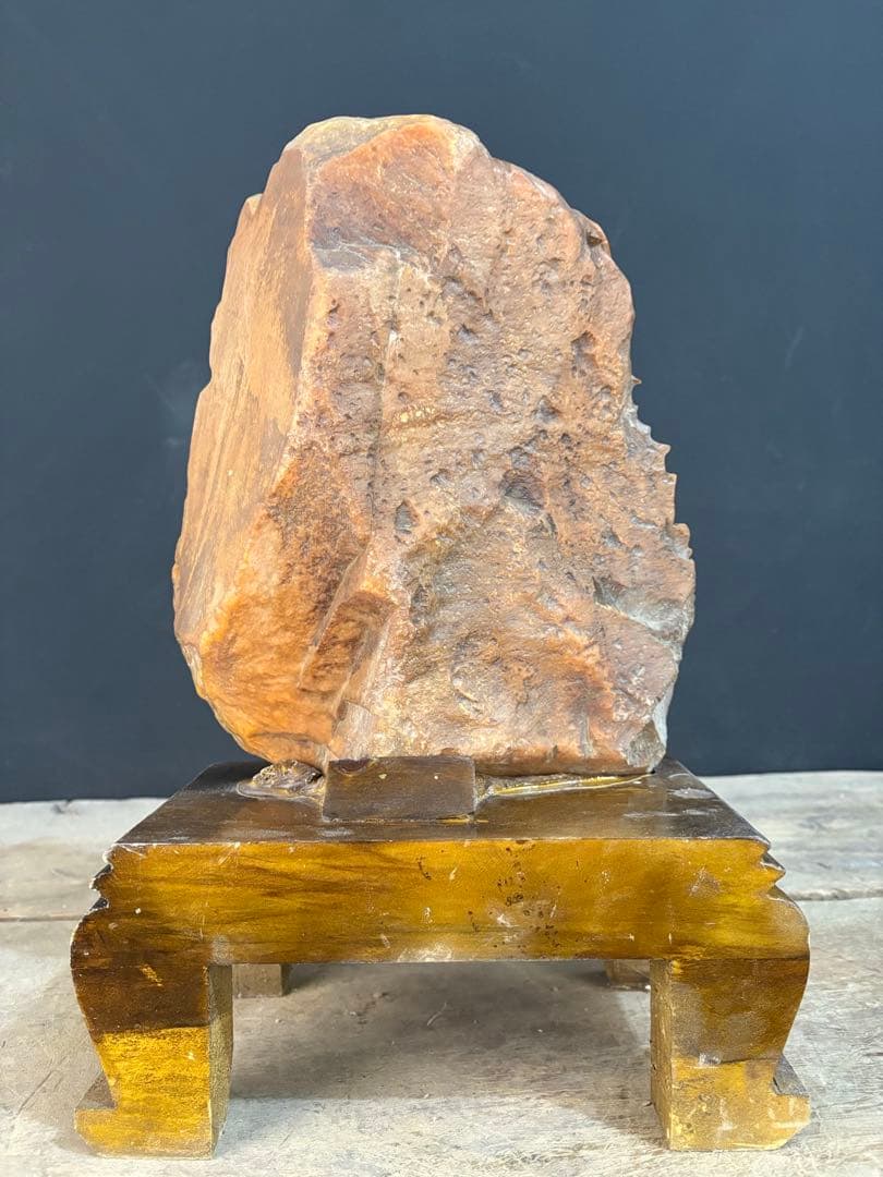 伝世蔵品　清国時代物　天然　寿山石 極細工彫刻　精緻な透かし彫りアンティーク逸品