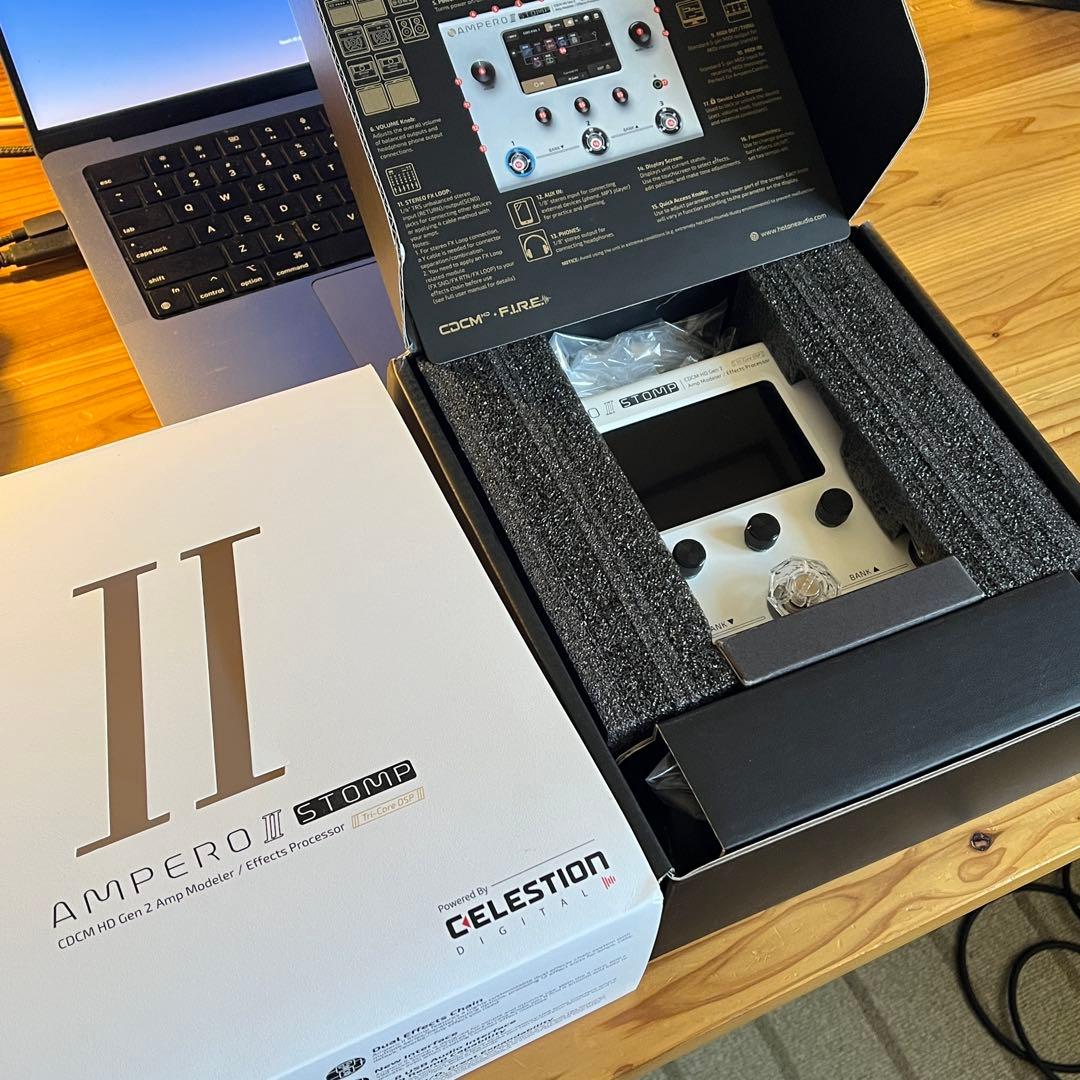 ギター hotone ampero2 stomp