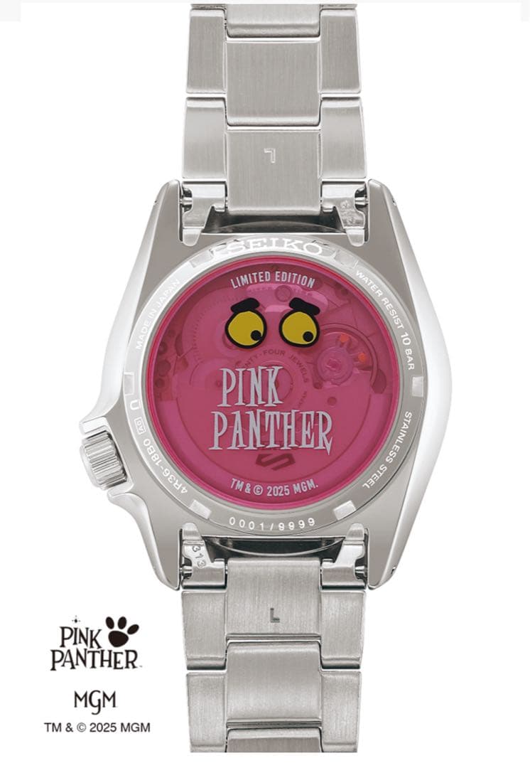 ★セイコー5スポーツ SKX series ピンクパンサー SBSA321