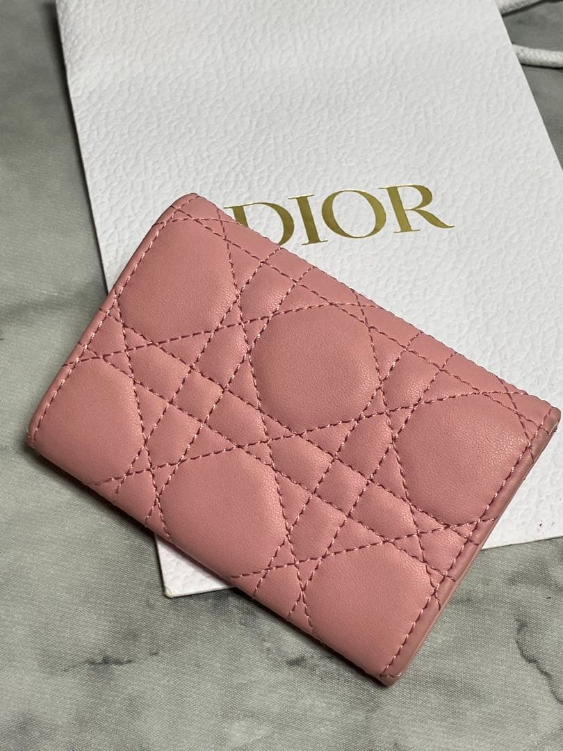 DIOR ミスディオール　グリシーヌウォレット　ミニ財布　ケース　ピンク