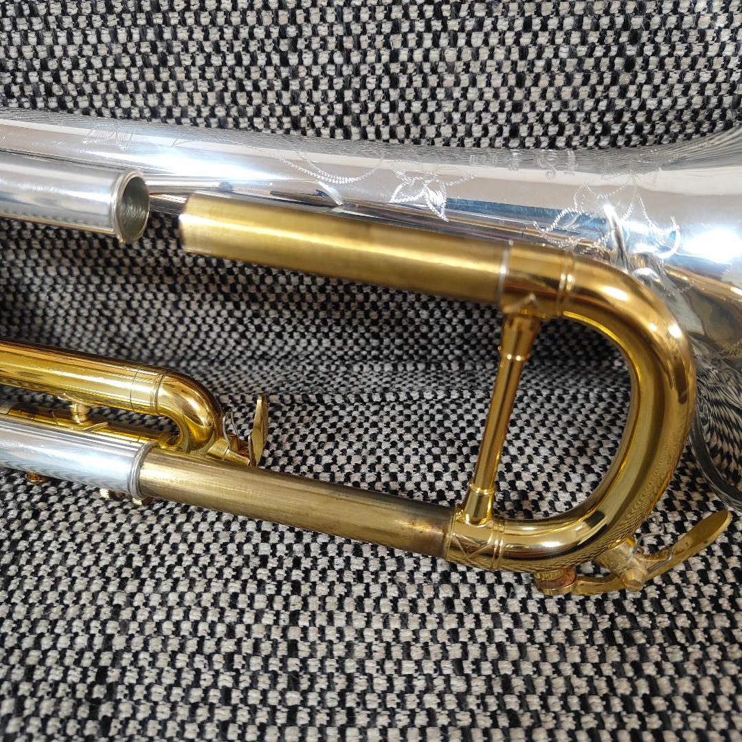 希少 EYS トランペット OTP-0006 高級彫刻 金銀 3wayケース付