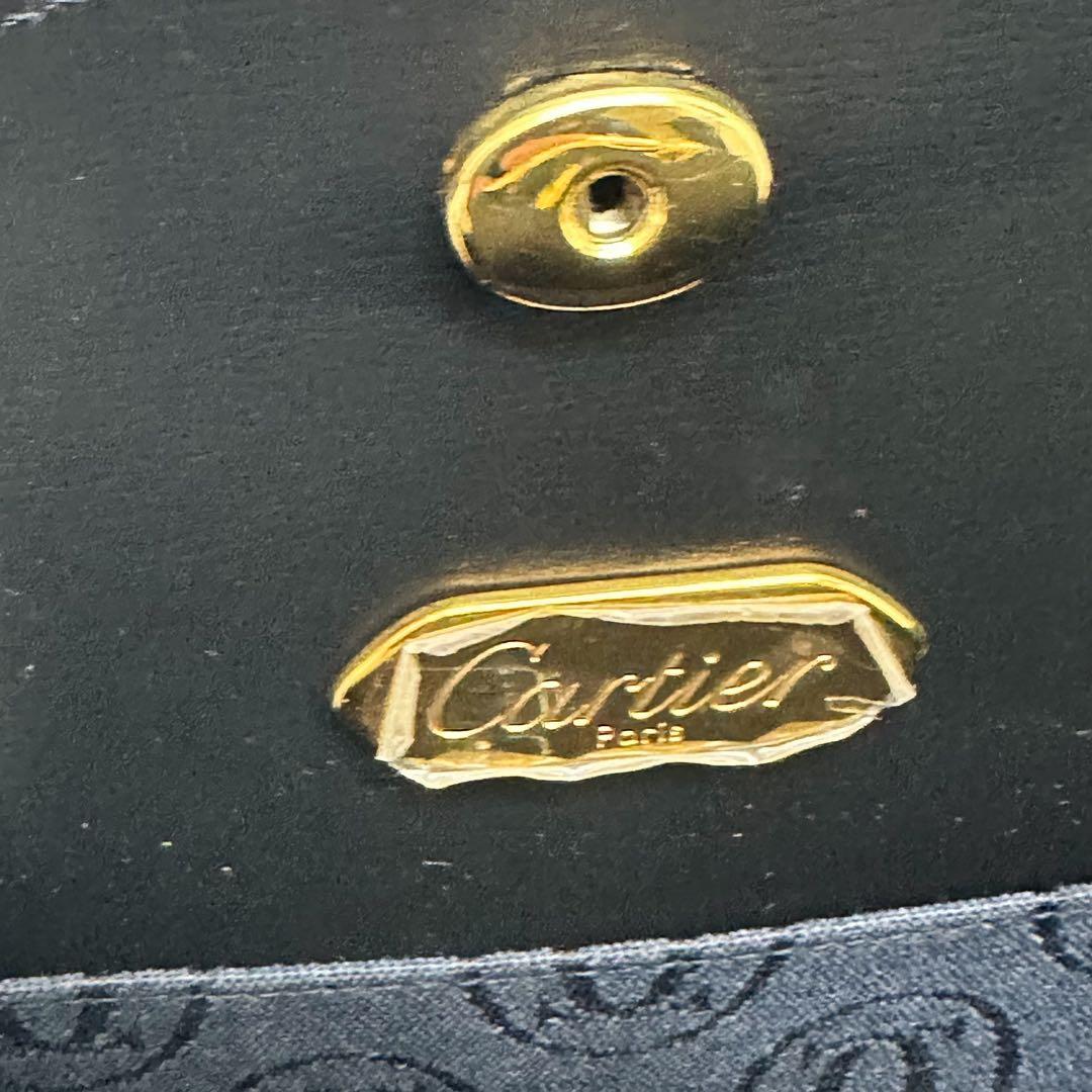 S de Cartier カルティエ マスト Wチェーン ショルダーバッグ