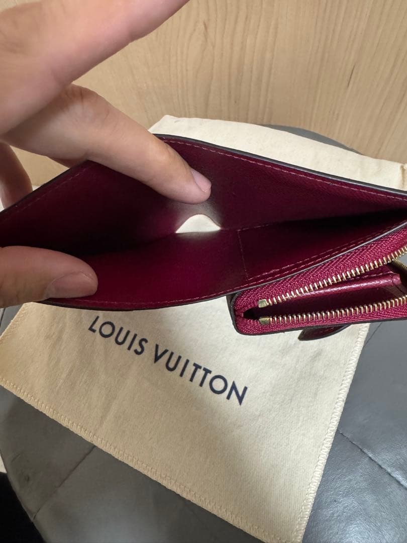 ✨美品✨LOUIS VUITTON 二つ折り財布 モノグラム ピンク/ブラウン